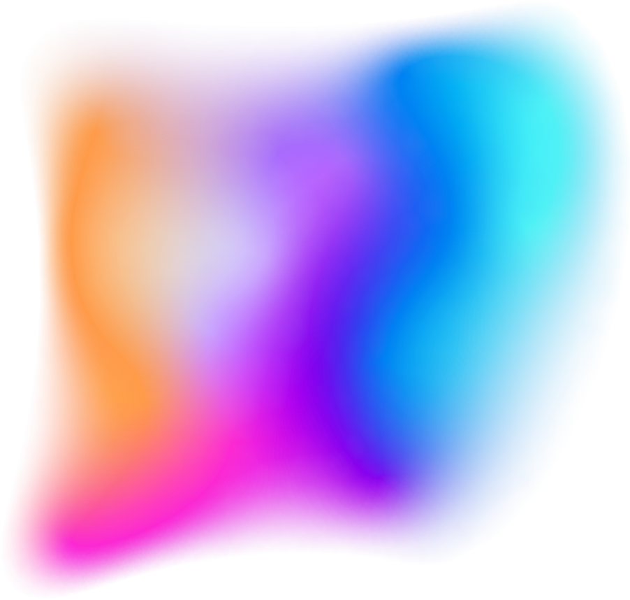 Gradient Blur Orange Purple Blue Green